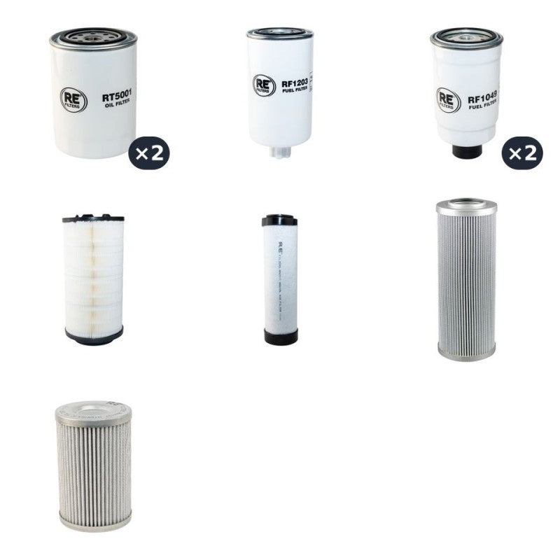 BOMAG BW213 DH/PDH-3 Filter Service Kit w/Perkins 1006.60T Eng. 140 CH