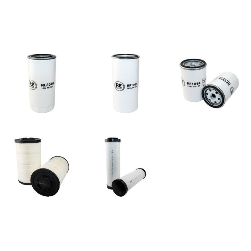 BOMAG BW219 DH-4 Filter Service Kit Air Oil Fuel Filters w/Deutz BF6M2012C Eng. YR 2004-