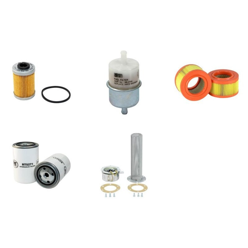 BOMAG BW65 HC-3/4 Filter Service Kit w/HATZ 1D41S Eng.
