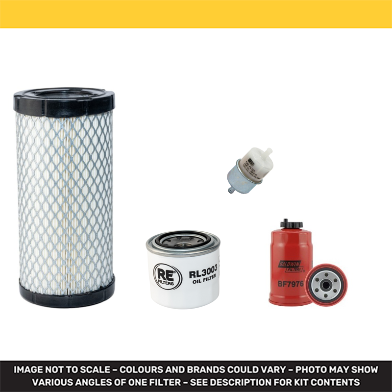 Bomag BW100 ADM-5 Engine Filter Service Kit with Kubota D902 Engine Year 2019-