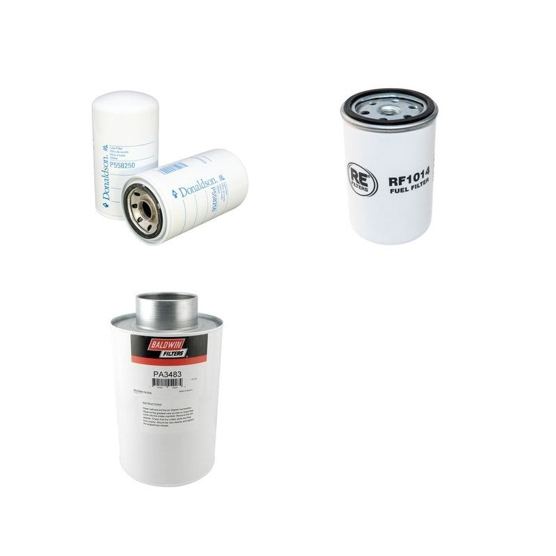 BOMBARDIER JUMBO Filter Service Kit Air Oil Fuel Filters w/VOLVO TD 100G Eng. YR -85