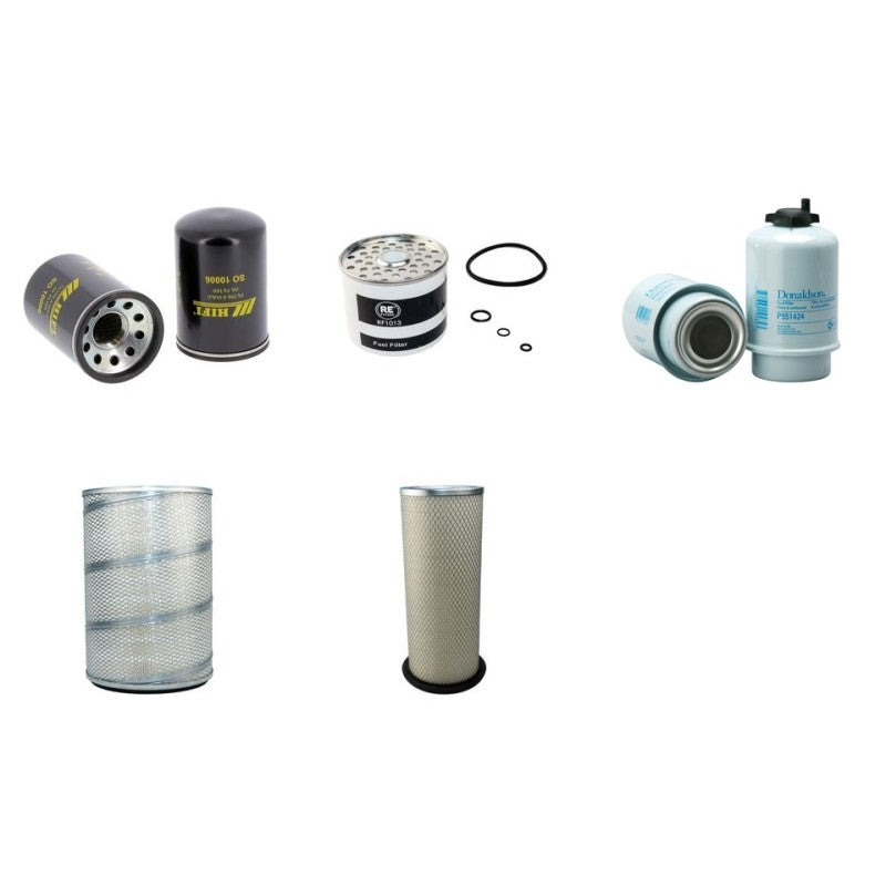 BOURGOUIN JL410 Filter Service Kit Air Oil Fuel Filters w/JD Eng.
