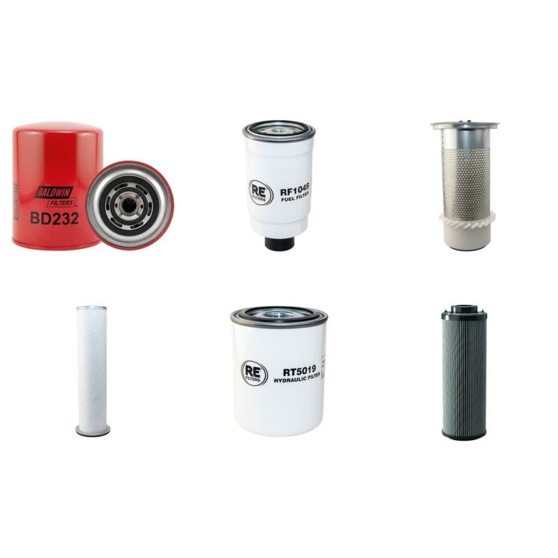 BRAUD + FAUCHEUX 1620 Filter Service Kit w/Iveco Eng. 115 CH
