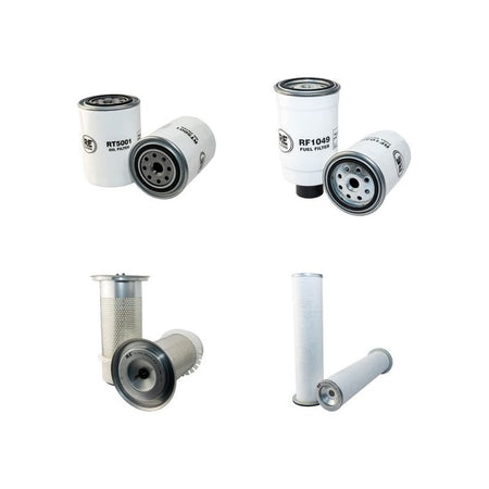 BRAUD + FAUCHEUX 2514 Filter Service Kit Air Oil Fuel Filters w/Perkins Eng.