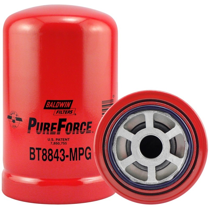 Baldwin BT8843-MPG, Maximum Performance Glass Hydraulic Filter Spin-on