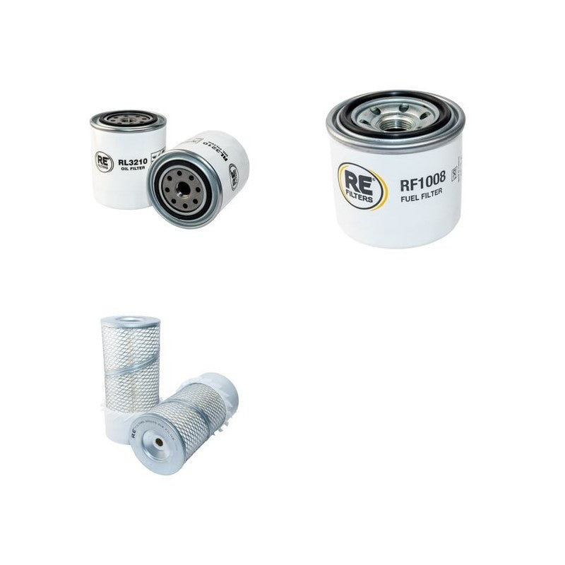 BUCHER GRANIT 2400 Filter Service Kit Air Oil Fuel Filters w/Kubota 4 ZYL Eng.