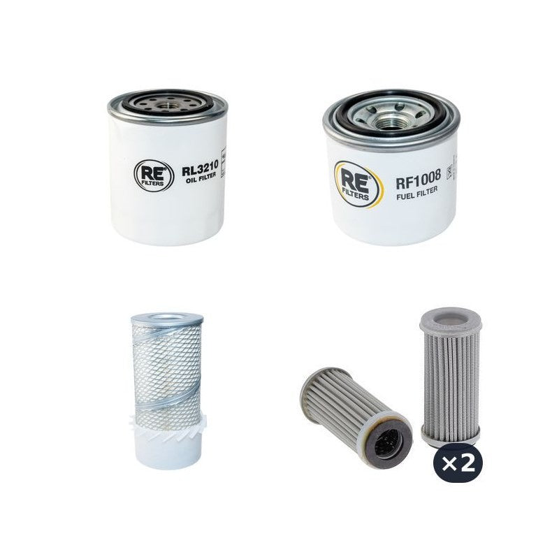 BUCHER GRANIT 2400 Filter Service Kit with Kubota 4 Zyl Eng
