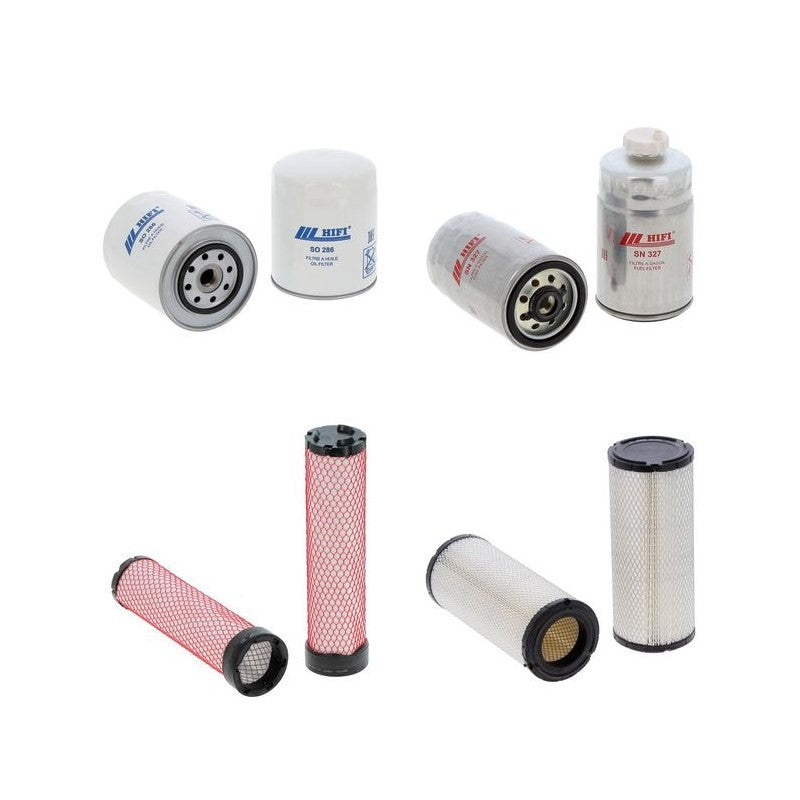 Bucher POLYTRAC 50 RS Engine Filter Kit with Iveco 8035 engine 2002-