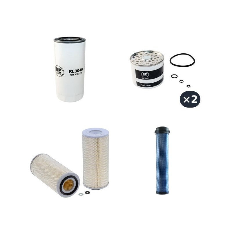 Case 1046(A) Filter Service Kit Air Oil Fuel Filters with D 358 Engine