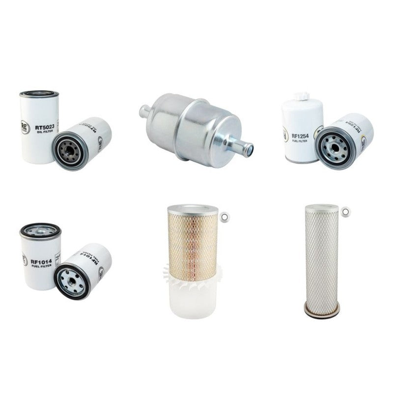 Case 1088 Filter Service Kit Air Oil Fuel Filters with Cummins 6BT5.9 Engine