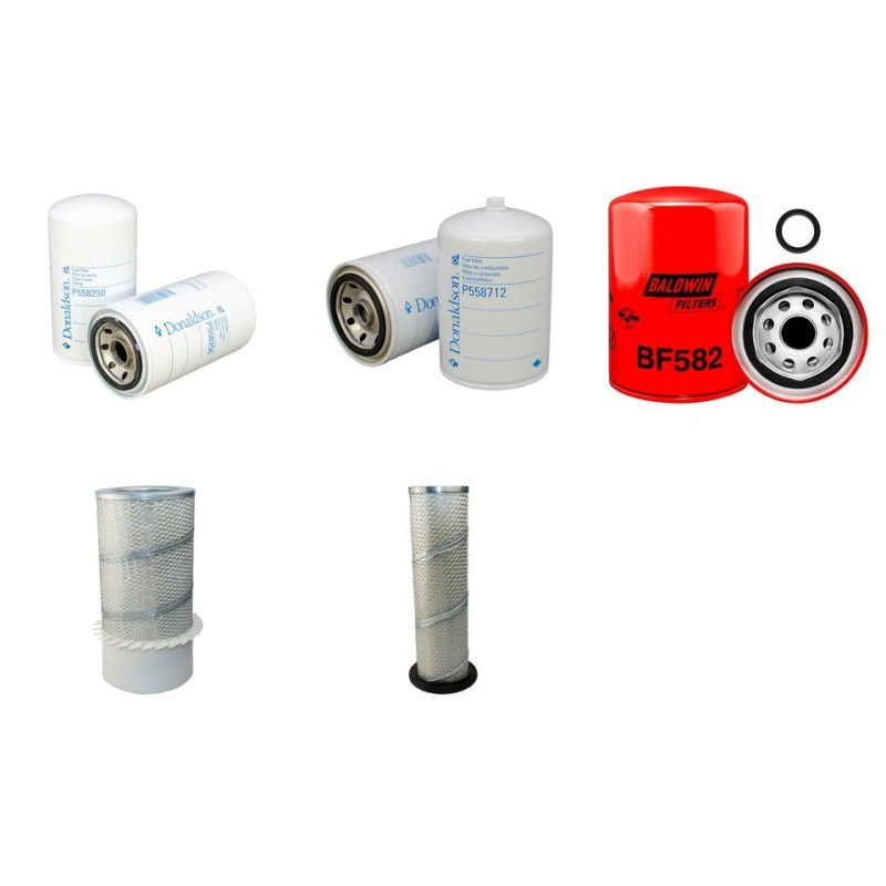 Case 1150B Filter Service Kit Air Oil Fuel Filters with Case 451 Engine