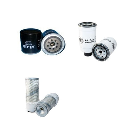 Case 121B Filter Service Kit Air Oil Fuel Filters with Perkins Engine