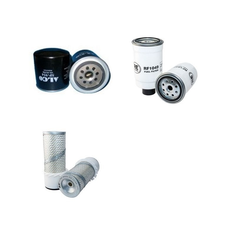 Case 121B Filter Service Kit Air Oil Fuel Filters with Perkins Engine