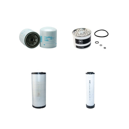 Case 121D Filter Service Kit Air Oil Fuel Filters with Perkins Engine YR 2002-