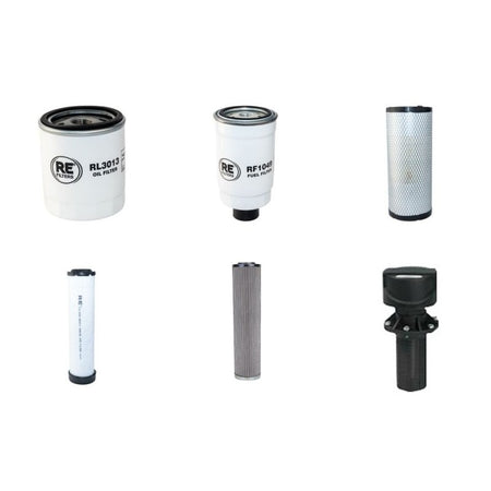 Case 121D Series II Filter Service Kit with Deutz F4M2011 Engine
