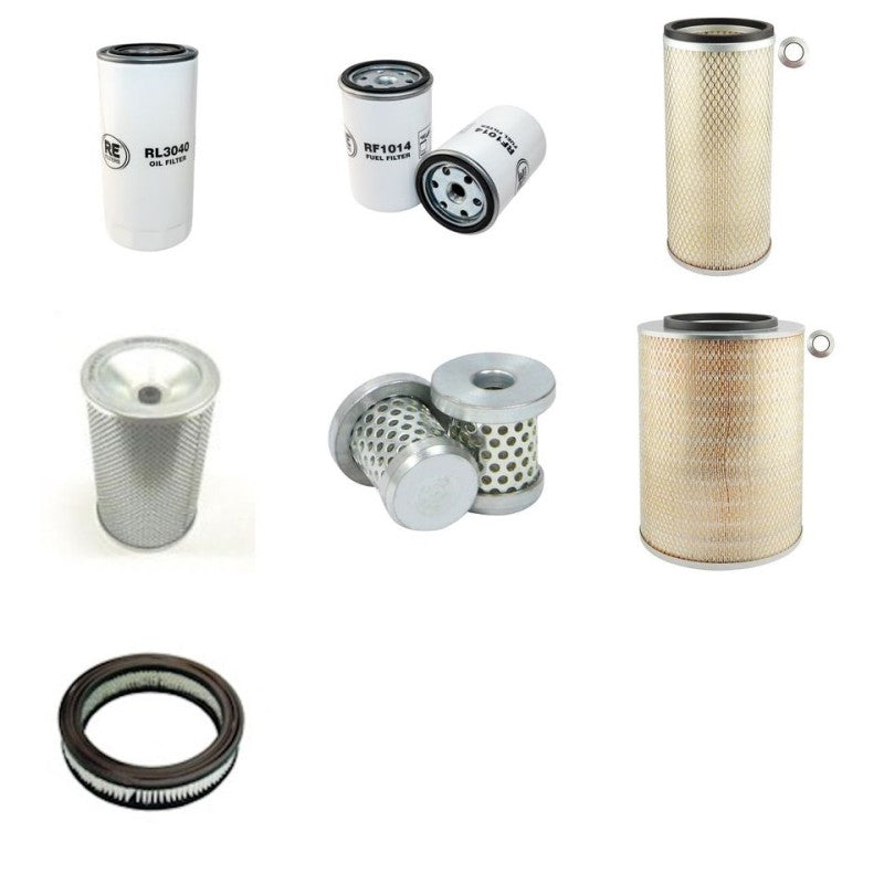 Case 170CB Filter Service Kit with Deutz 6 ZYL. Engine