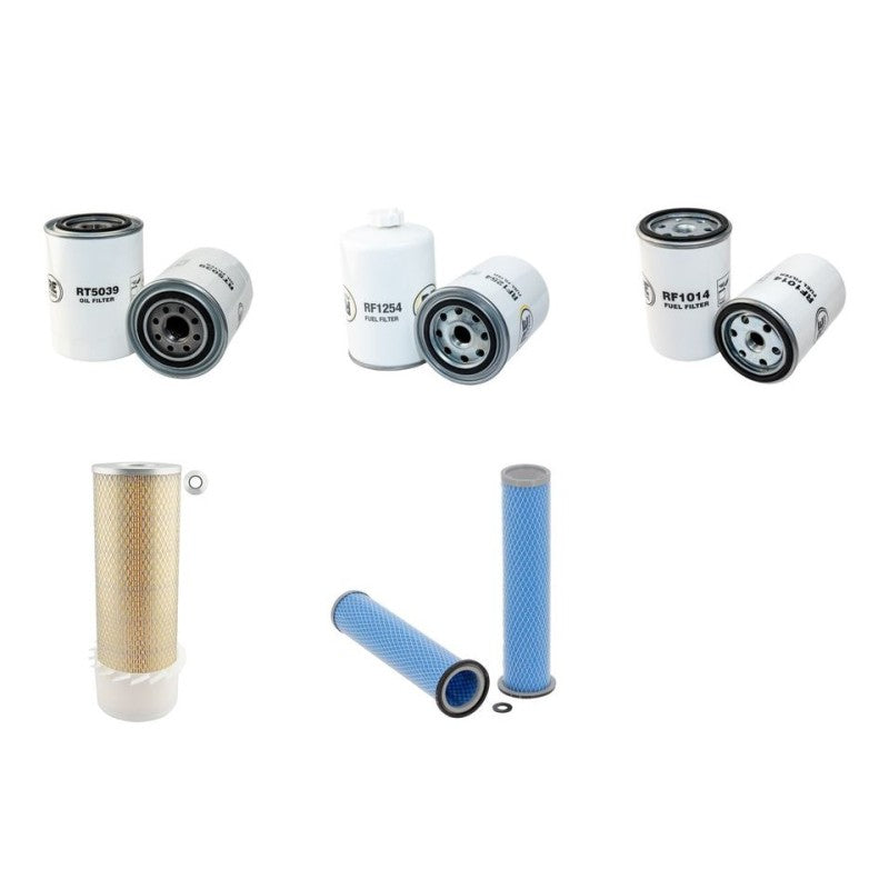 Case 1845 Filter Service Kit Air Oil Fuel Filters with Cummins Engine