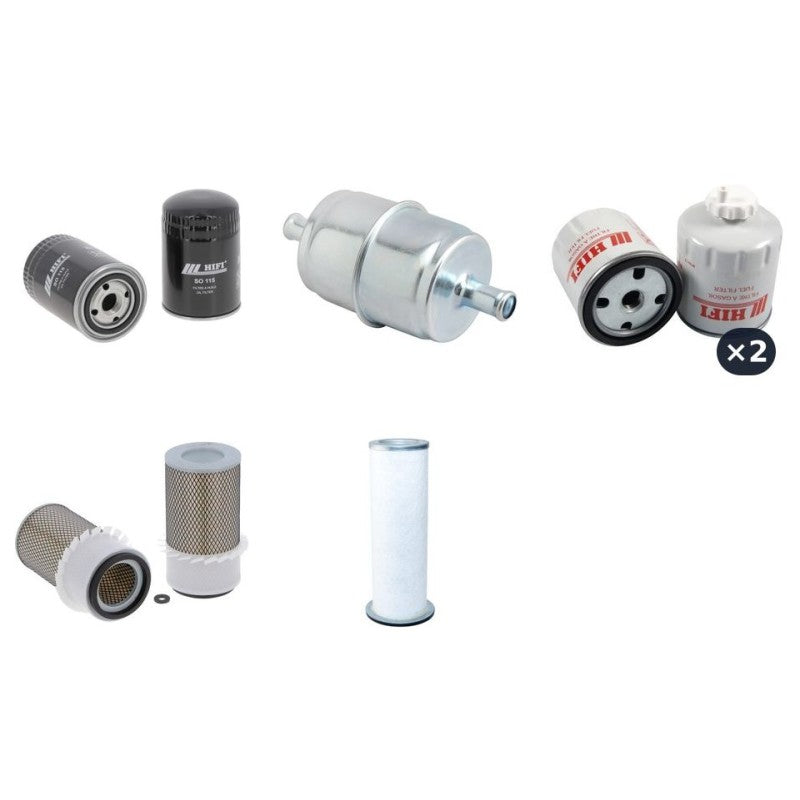 Case 4210 - 4215 - 4220 - 4230 - Filter Service Kit Air - Oil - Fuel Filters