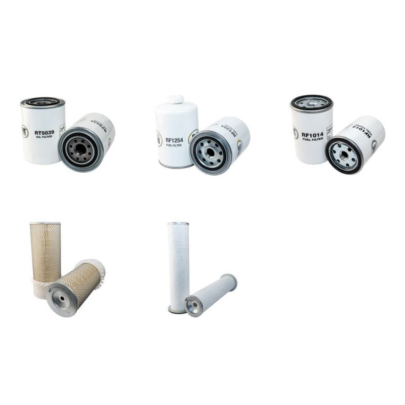 Case 5110 Maxxum Filter Service Kit Air Oil Fuel Filters with Cummins 4T390 Engine YR 06.90-