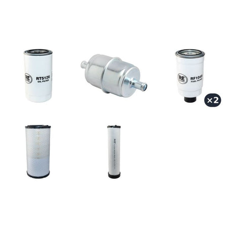 Case 621D Filter Service Kit Air Oil Fuel Filters with CNH F4GE0684F-D602 Engine YR 2007-