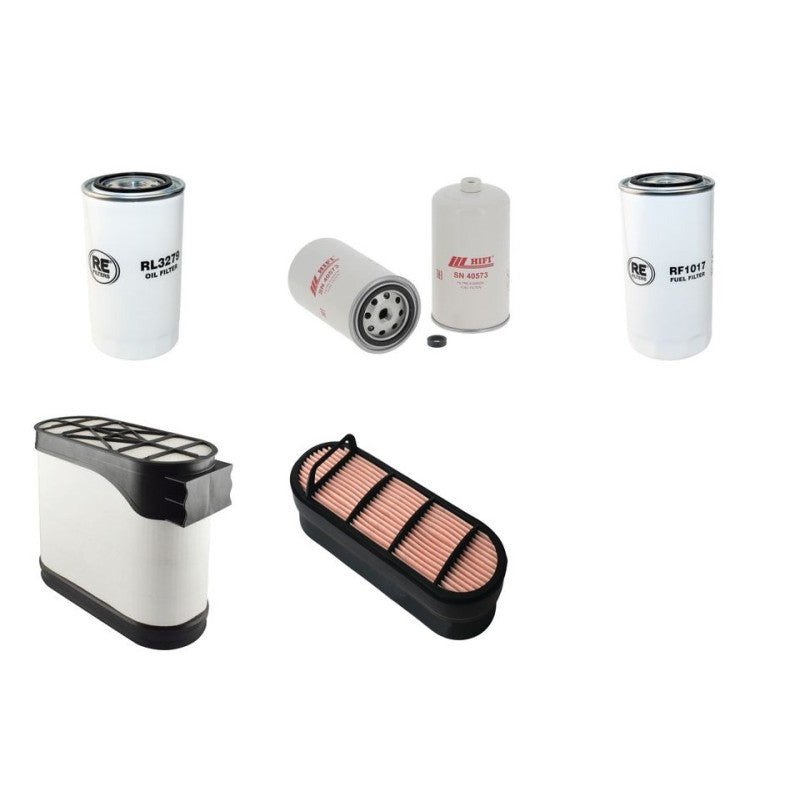 Case 721F Filter Service Kit Air Oil Fuel Filters with CNH F4HFE613Y TIER 4 Engine YR 2013-
