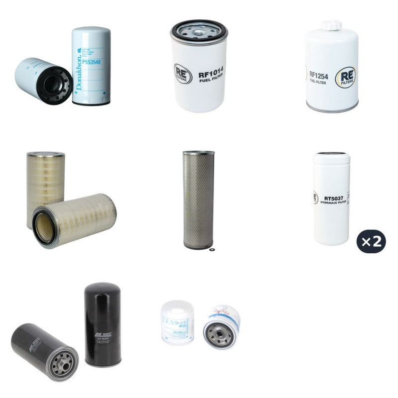 Case 821B(Loader) Filter Service Kit with Cummins /Case 6T-830 Engine