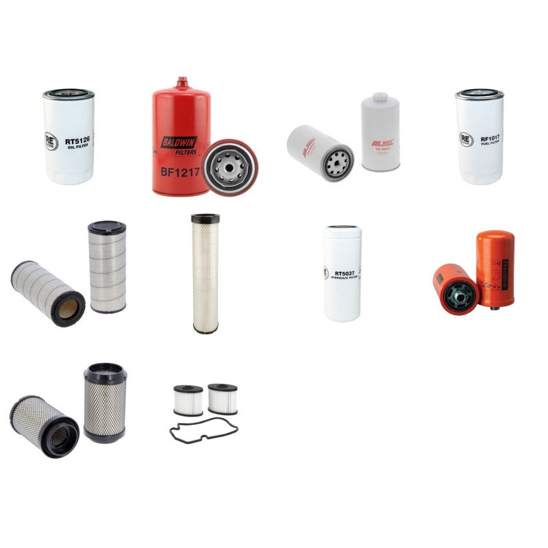 Case 821E/ET3(Loader) Filter Service Kit with CNH 667TA/EDD TIER III Engine YR 2009-