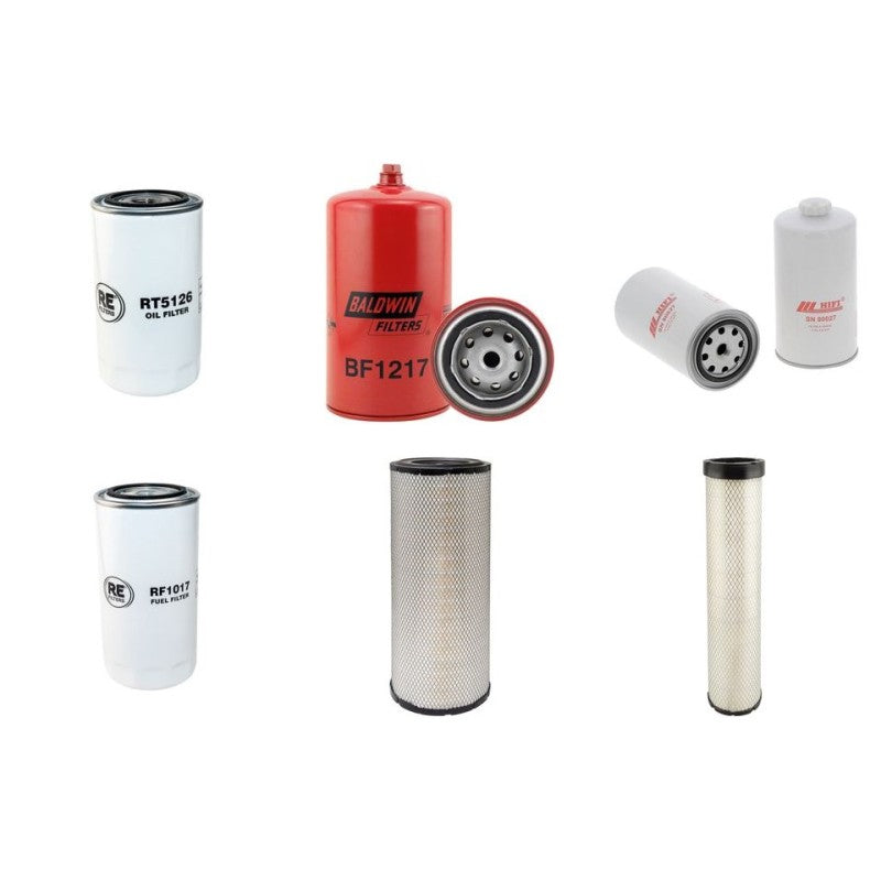 Case 821ET3 Filter Service Kit Air Oil Fuel Filters with CNH Engine YR 2009- TIER III