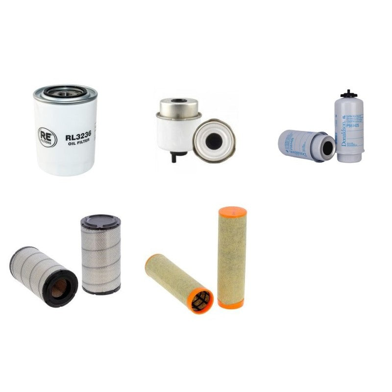 Case CVX150 Filter Service Kit Air Oil Fuel Filters with SISU TIERIII Engine YR 2007- TIER III