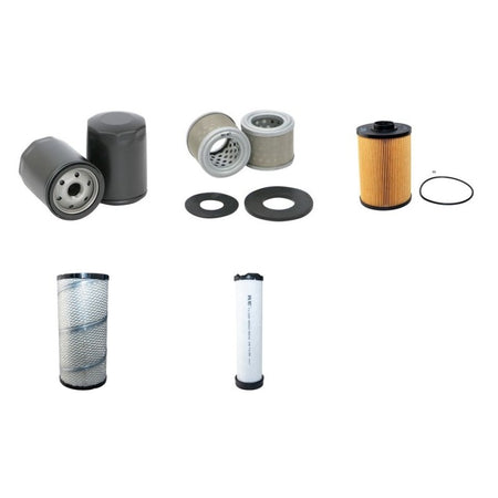 Case CX 180 D Filter Service Kit with IsuzuEngine  Air Oil Fuel