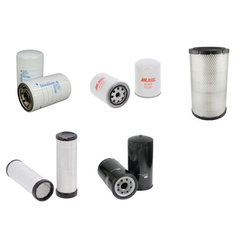 Case CX225SR Filter Service Kit with Isuzu 6BG1T Engine
