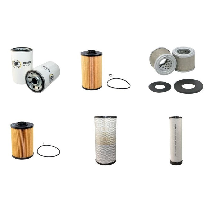 Case CX235CSR Filter Service Kit Air Oil Fuel Filters with Isuzu AM-4HK1X Engine YR 04.12- TIER IV