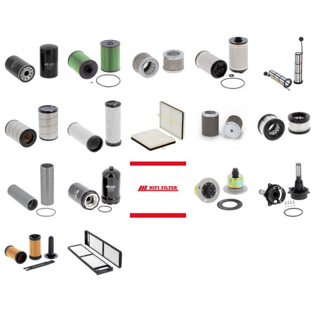 Case CX 245 D-SRLC Filter Kit with Isuzu 4HK1XBSS01 engine 2020-
