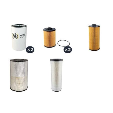 Case CX470C Filter Service Kit Air Oil Fuel Filters with Isuzu AH-6UZ1XYSS Engine