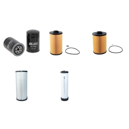 Case CX75CSR Filter Service Kit Air Oil Fuel Filters with Isuzu AP-4LE2X Engine YR 2015