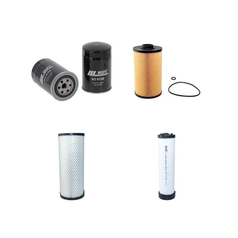 Case CX75C TIERIV Filter Service Kit Air Oil Fuel Filters with Isuzu AP-4LE2X TIER IV Engine