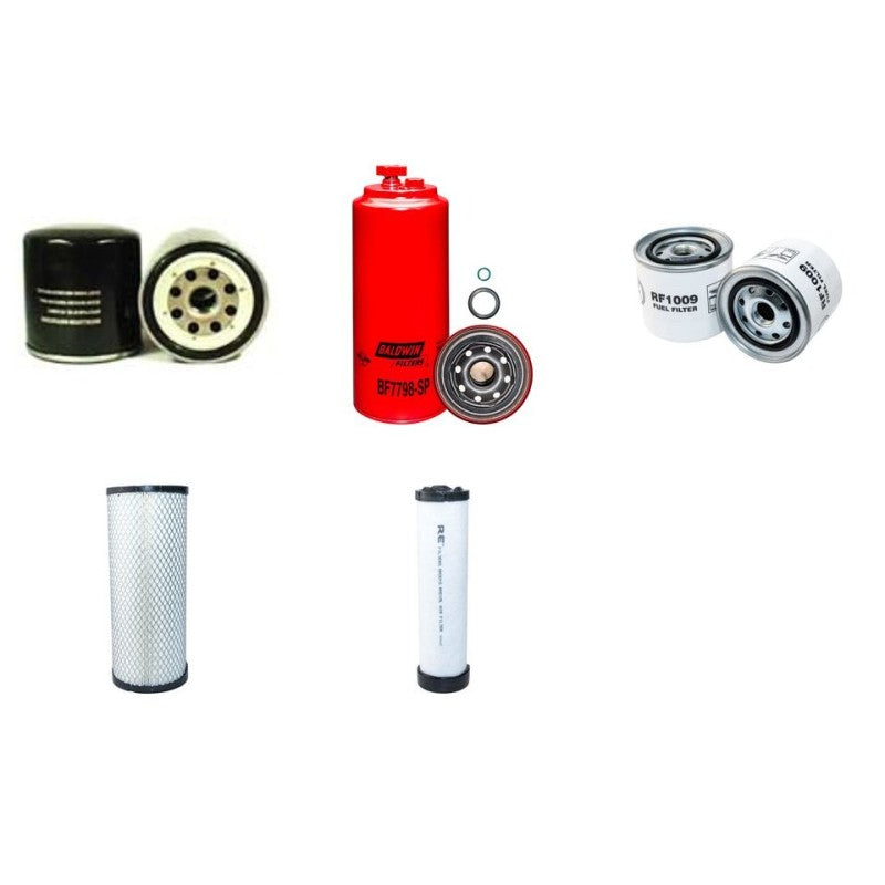 Case CX75SR Filter Service Kit with Isuzu 4JG1 NA Engine YR 2002-