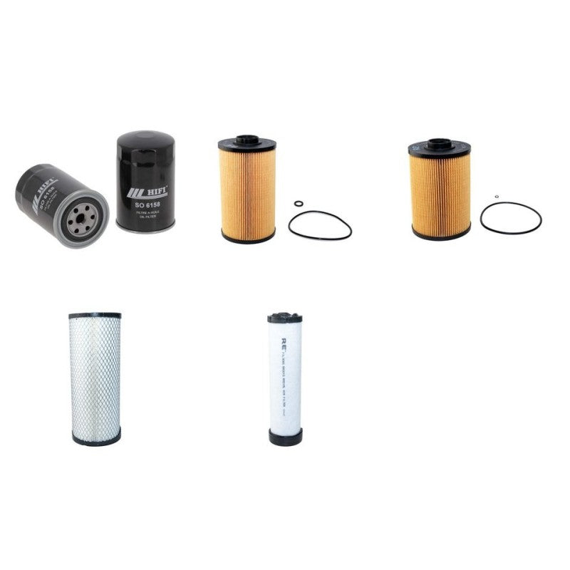 Case CX80C Filter Service Kit Air Oil Fuel Filters with Isuzu Engine YR 2015