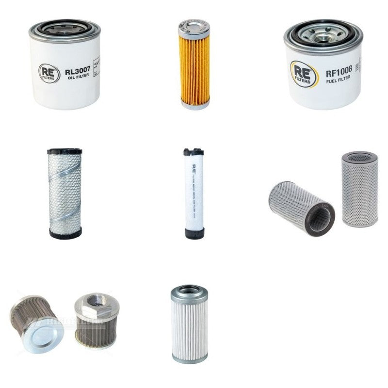 Case CX30C Filter Service Kit with Kubota D1305-EF04 Engine