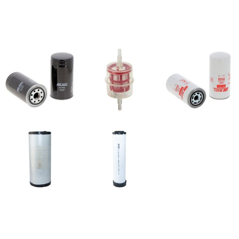 Case Farmall 55C Filter Service Kit Air Oil Fuel Filters with CNH Engine YR 2011-