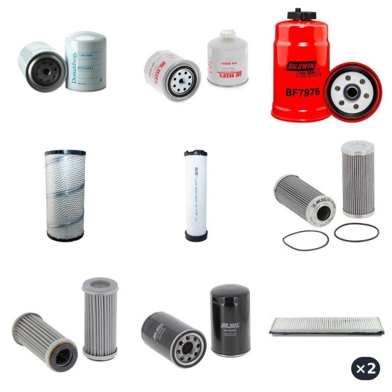 Case JX90U Filter Service Kit with Iveco Engine 2002-2009 HP 88 CH