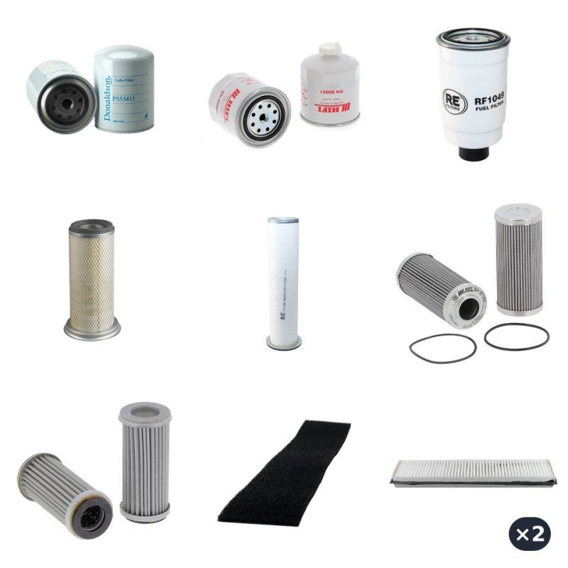 Case JXU70U Filter Service Kit with Cnh Engine HP 70CH