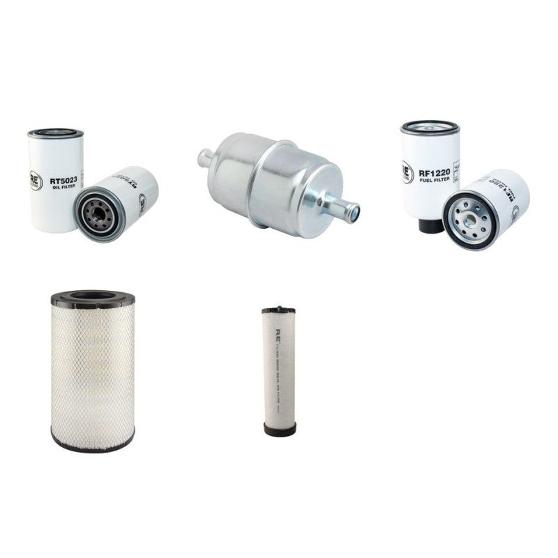 Case MX150 Filter Service Kit Air Oil Fuel Filters with Cummins 9-590 Engine