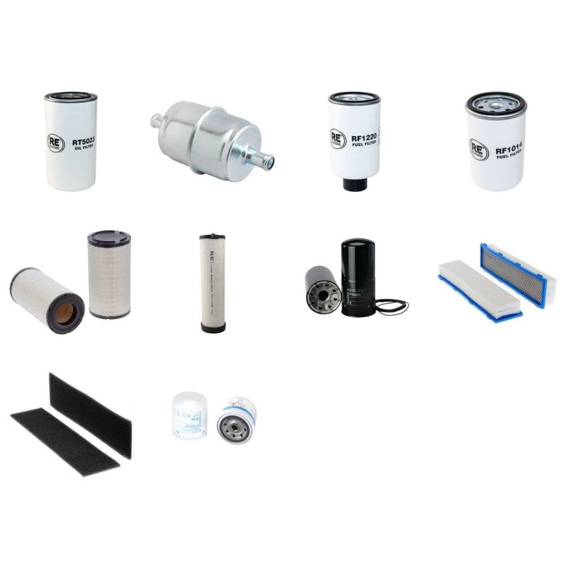 Case MX170 Filter Service Kit with Cummins 6T590 Engine HP 166 CH
