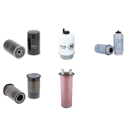 Case MXM120 Filter Service Kit Air Oil Fuel Filters with CNH BASILDON 675TA/M2 Engine Serial No -MOTFA097480 124 CH