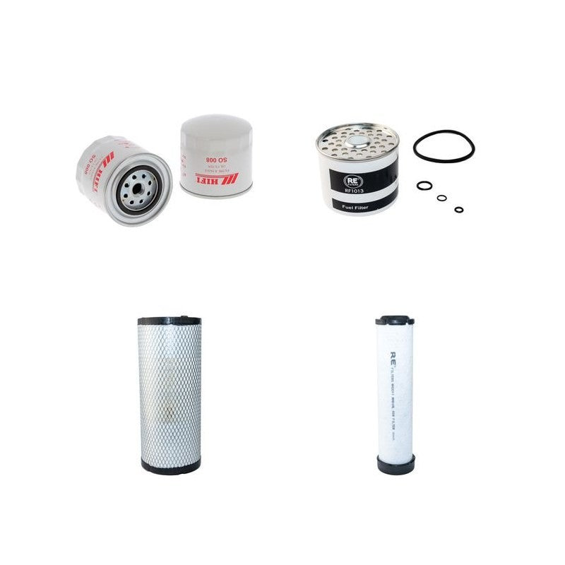 Case PJ/PJN/PJV55 Filter Service Kit Air Oil Fuel Filters