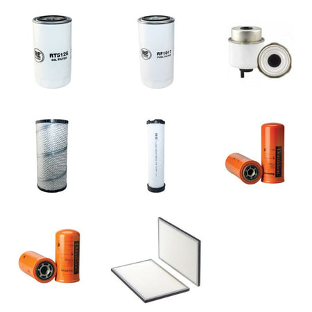 Case (Poclain) 590SR2/3 Filter Service Kit with CNH Engine