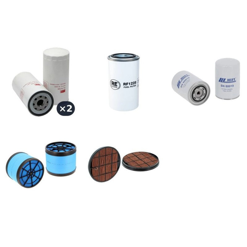 Case QUADTRAC 485 Filter Service Kit with CNH Engine YR 2010- 485 CH TIER III