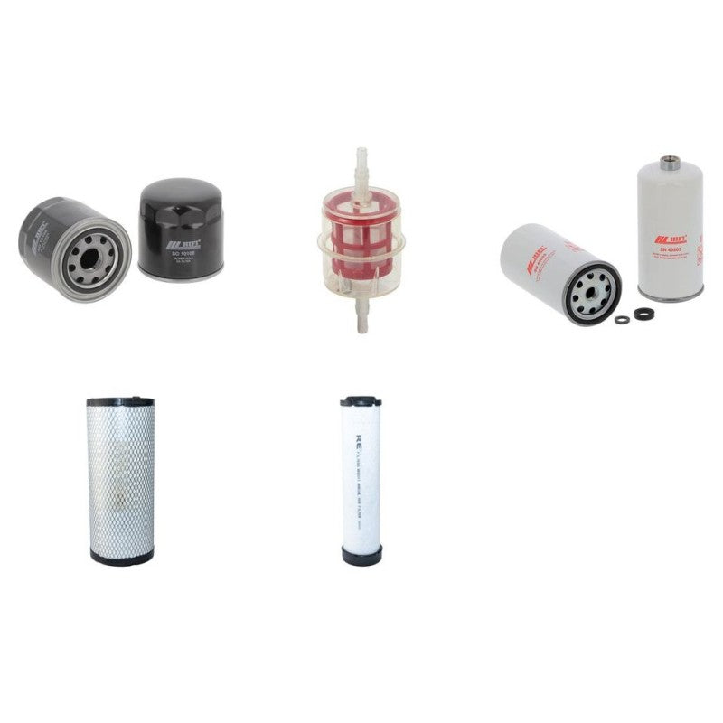 Case Quantum 65C Filter Service Kit Air Oil Fuel Filters with CNH Engine YR 01.2010-
