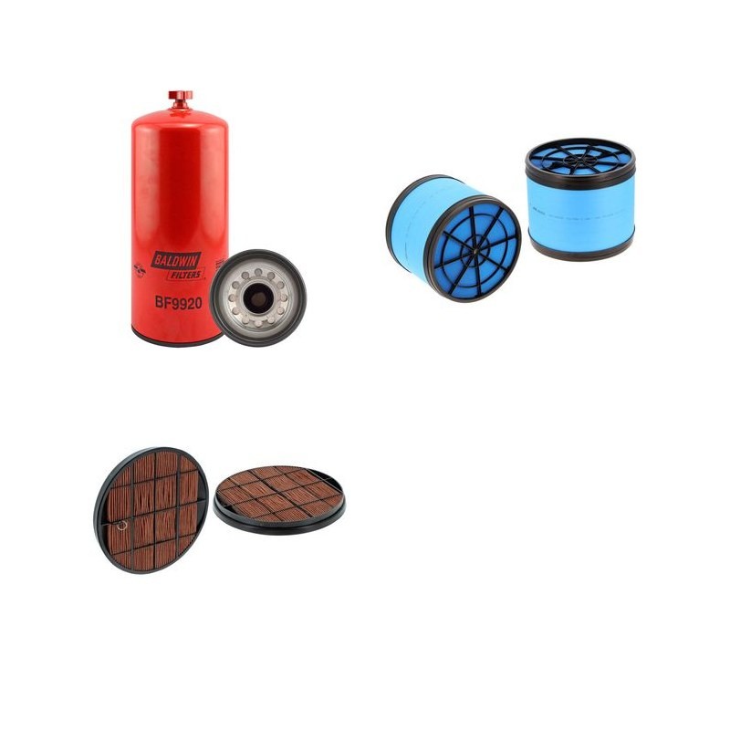 Case STX530 Filter Service Kit with Cummins QSX15 Engine 480 CH